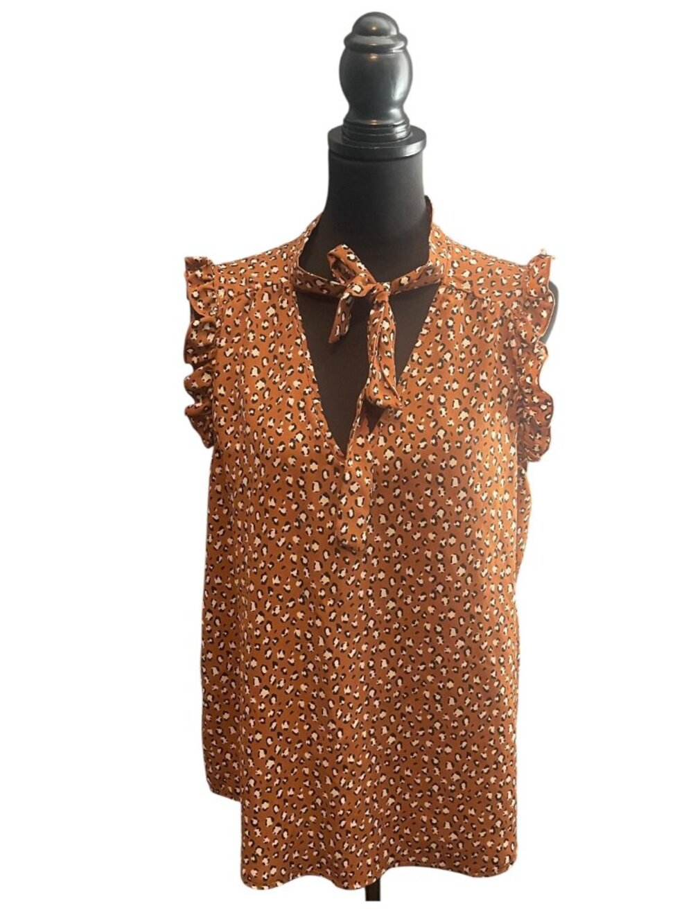Cheetah Print Blouse